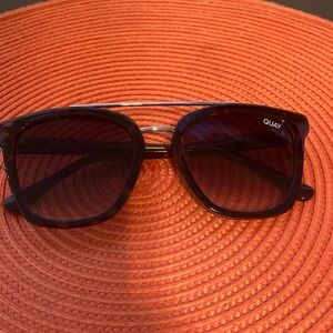 Quay Australia Sweet Dreams Dark Tortoiseshell Eyeglass Temple - Black/Brown